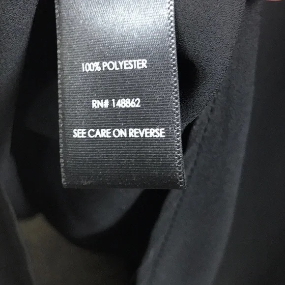 Torrid Harper Black Sheer Blouse Pockets 3/4 Sleeves Women’s Plus Size 2X - Picture 5 of 6